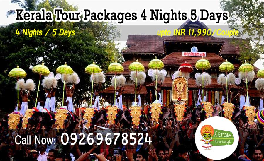 4 nights 5 days Kerala tour packages