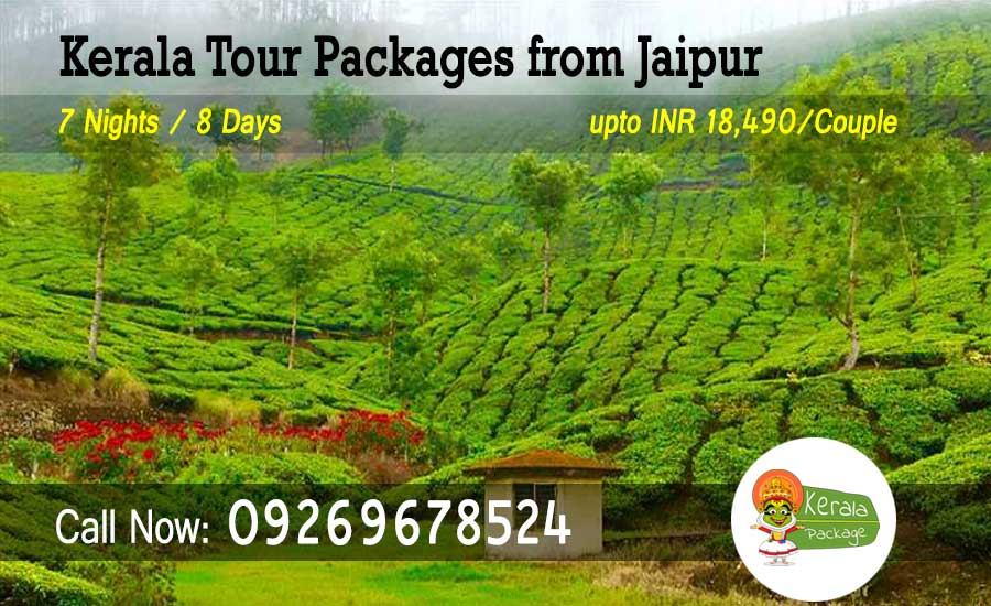 Kerala tour packages from Jaipur