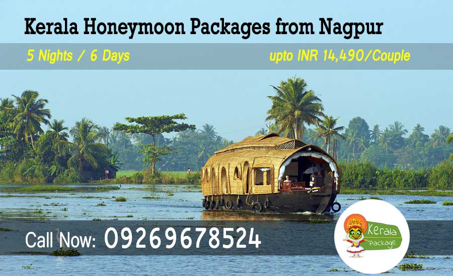 Kerala Honeymoon Packages from Nagpur