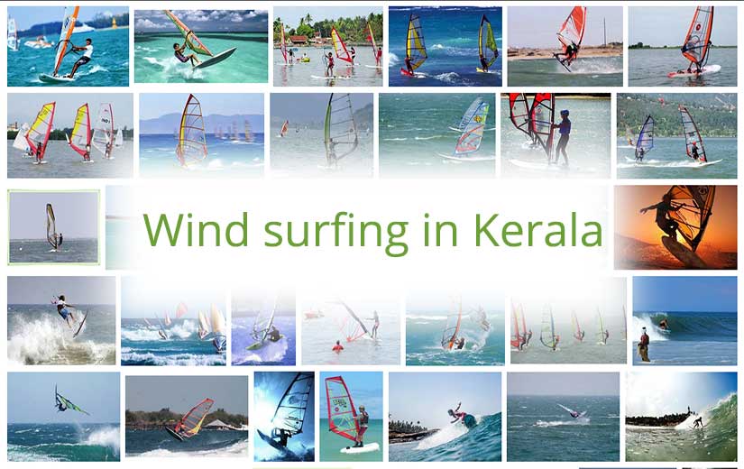 Wind surfing in Kerala