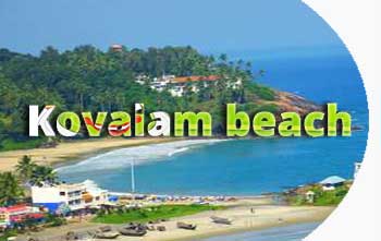 Kovalam beach in Kerala