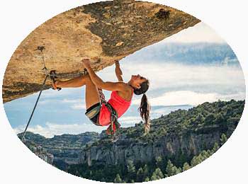 Rock climbing in Kerala India