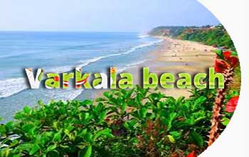 Varkala beach in Kerala