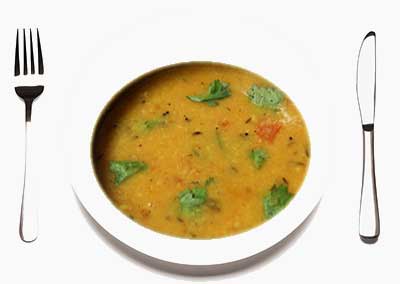 Sambar Parippu dish Kerala